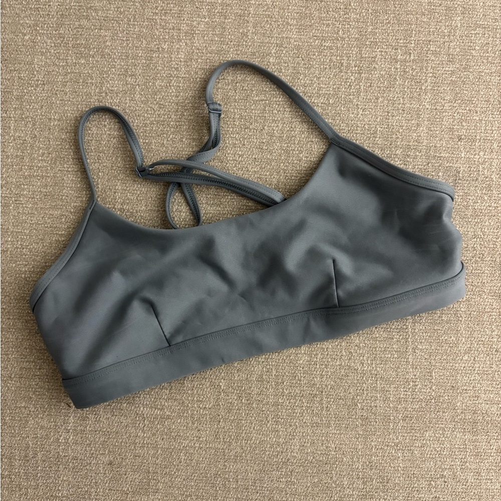 ALO Yoga Gray Sports Bra